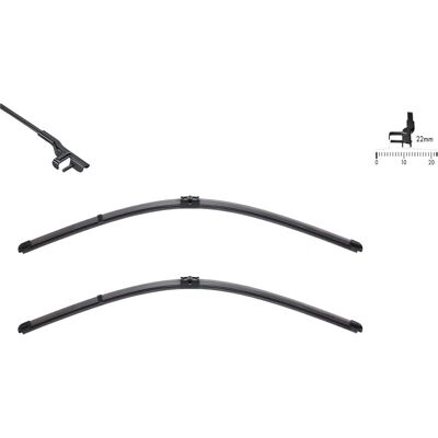 Spazzola tergicristallo SWF - 119394 - Piatta con Spoiler Spazzola tergicristallo SWF - 119394 - Piatta con Spoiler