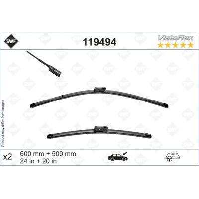 Spazzola tergicristallo Swf Volvo XC40 - Piatta con Spoiler Spazzola tergicristallo Swf Volvo XC40 - Piatta con Spoiler