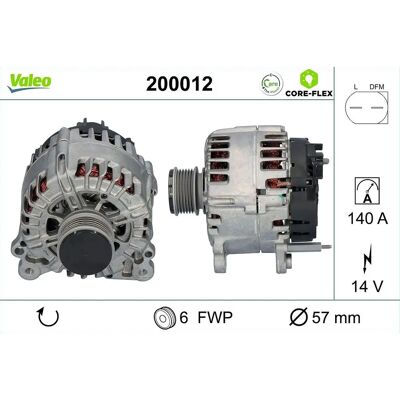 VALEO Lichtmaschine 200012 - Auto Lichtmaschine VW Audi Ford VALEO Lichtmaschine 200012 - Auto Lichtmaschine VW Audi Ford