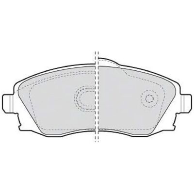 Valeo Brake Pads - Front, Disc, Opel, Meriva, Tigra Valeo Brake Pads - Front, Disc, Opel, Meriva, Tigra