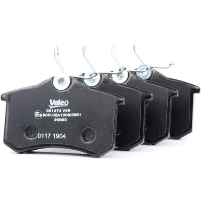 VALEO Brake Pads - 301474 for VW, Opel, Renault - Front/Rear VALEO Brake Pads - 301474 for VW, Opel, Renault - Front/Rear