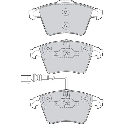 Valeo 302041 Bremsbeläge - Vorderachse - Elektrisch Valeo 302041 Bremsbeläge - Vorderachse - Elektrisch