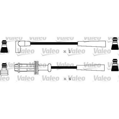 Valeo 346135 Zündkabel-Satz - Silikon - Peugeot, Citroën Valeo 346135 Zündkabel-Satz - Silikon - Peugeot, Citroën