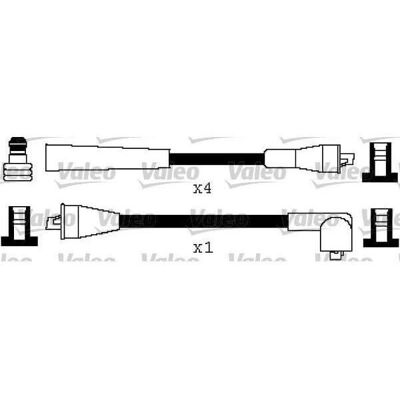 VALEO - R4 - Silikon - 5-Kabelsatz - Zündkabelsatz VALEO - R4 - Silikon - 5-Kabelsatz - Zündkabelsatz