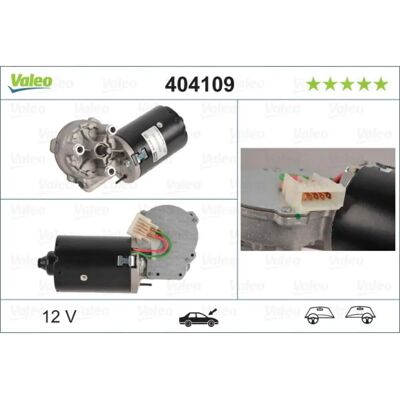 VALEO 404109 Vindrutetorkarmotor - front VALEO 404109 Vindrutetorkarmotor - front