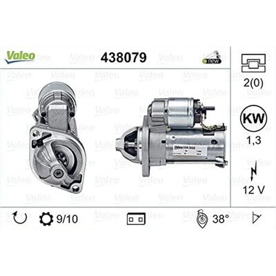 Valeo 438079 Partitore Avviamento - 1.3kW, CW, 9 Denti, per Mercedes-Benz A/B Valeo 438079 Partitore Avviamento - 1.3kW, CW, 9 Denti, per Mercedes-Benz A/B