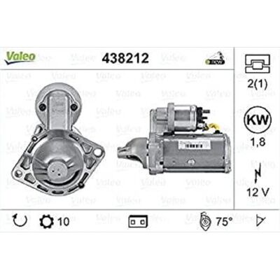 Avviamento Valeo 1.8kW - Originale Opel & Chevrolet Avviamento Valeo 1.8kW - Originale Opel & Chevrolet