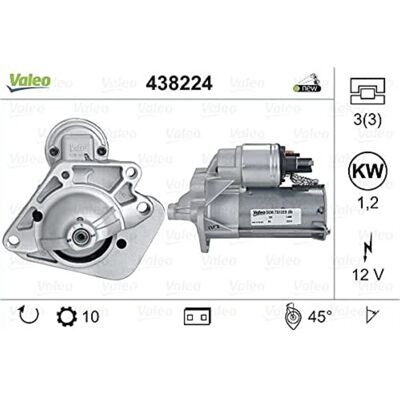 Valeo Startmotor 438224 - Starter Valeo Startmotor 438224 - Starter