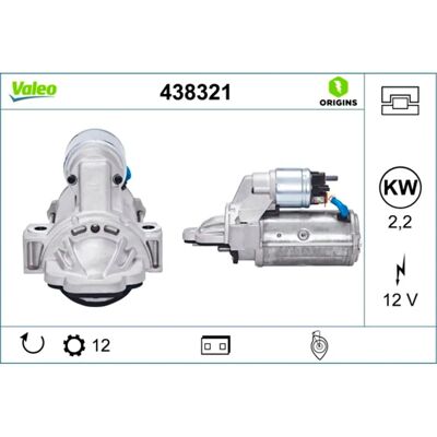 Valeo Transit Mk6 2,2kW Starter - Starter Valeo Transit Mk6 2,2kW Starter - Starter