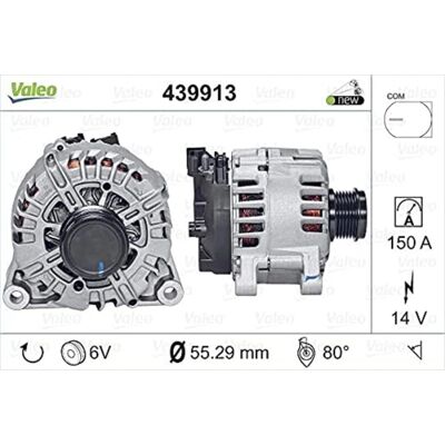 Valeo ALTFD7019 150A Alternador - Pieza de coche Valeo ALTFD7019 150A Alternador - Pieza de coche