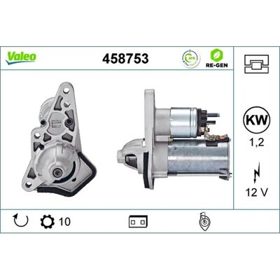 VALEO 458753 Duster SUV - Starter VALEO 458753 Duster SUV - Starter