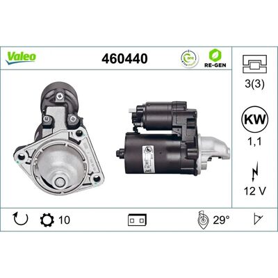 Valeo Starter Aufbereitet Premium - 12V, 10 Zähne, 76mm Flansch - Starter Valeo Starter Aufbereitet Premium - 12V, 10 Zähne, 76mm Flansch - Starter