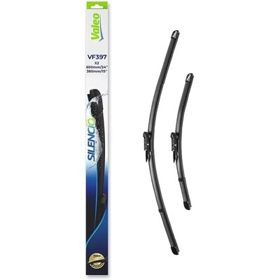 VALEO Spazzola tergicristallo - Piatta, Compatibile con Nissan Qashqai, Hyundai i20 VALEO Spazzola tergicristallo - Piatta, Compatibile con Nissan Qashqai, Hyundai i20