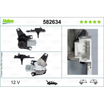 Valeo Takaosan pyyhkimen moottori 582634 - Sopii Renault Espace Valeo Takaosan pyyhkimen moottori 582634 - Sopii Renault Espace