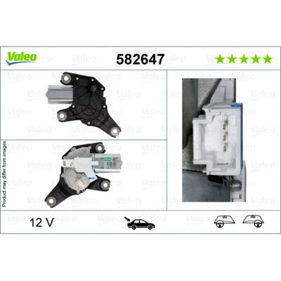 Valeo 582647 Takalasinpyyhkimen moottori - Wischermotor Valeo 582647 Takalasinpyyhkimen moottori - Wischermotor