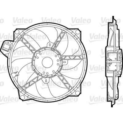 Valeo Modell 696376 - Radiatorfläkt Renault Scenic M3 Valeo Modell 696376 - Radiatorfläkt Renault Scenic M3