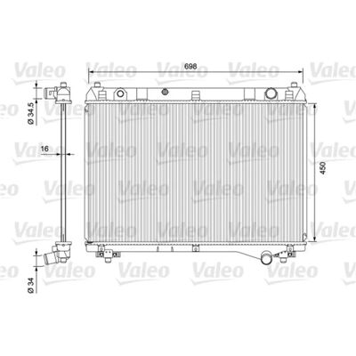 Radiator Valeo 701722 - Aluminium, Pasuje do Suzuki Grand Vitara 2 SUV Radiator Valeo 701722 - Aluminium, Pasuje do Suzuki Grand Vitara 2 SUV