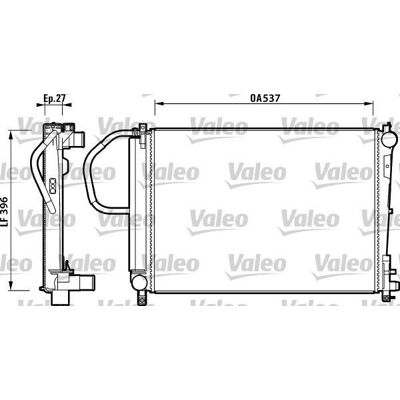 Chłodnica aluminiowa VALEO 732883 - Układ chłodzenia Chłodnica aluminiowa VALEO 732883 - Układ chłodzenia