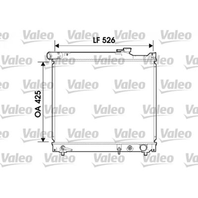 VALEO - 734214 - Aluminium - Radiator VALEO - 734214 - Aluminium - Radiator