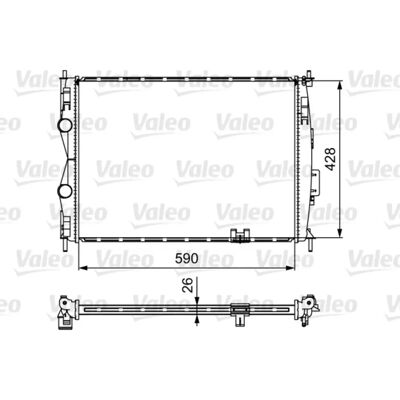 VALEO 735116 Alumiininen jäähdytin - Nissan Qashqai VALEO 735116 Alumiininen jäähdytin - Nissan Qashqai