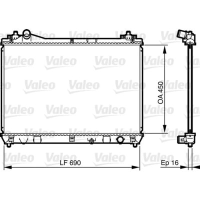 Chłodnica aluminiowa VALEO 735433 do Suzuki Grand Vitara 2 SUV - System chłodzenia Chłodnica aluminiowa VALEO 735433 do Suzuki Grand Vitara 2 SUV - System chłodzenia
