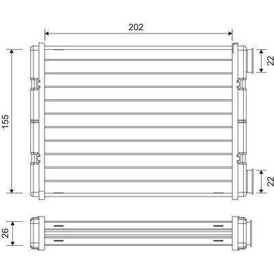 VALEO 811636 Θερμαντικό Ψυγείο - Σύστημα Θέρμανσης VALEO 811636 Θερμαντικό Ψυγείο - Σύστημα Θέρμανσης