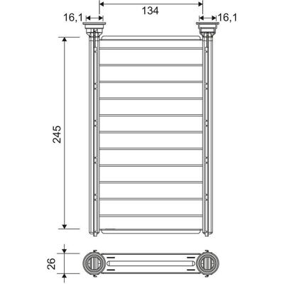 Ψυγείο VALEO 811646 - OEM Mercedes-Benz Ψυγείο VALEO 811646 - OEM Mercedes-Benz