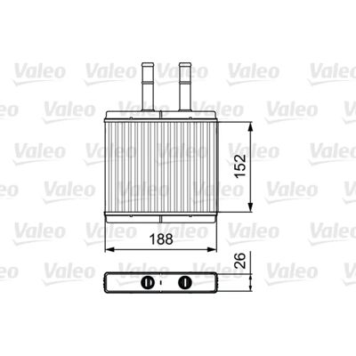 VALEO Wärmetauscher - 812442 VALEO Wärmetauscher - 812442