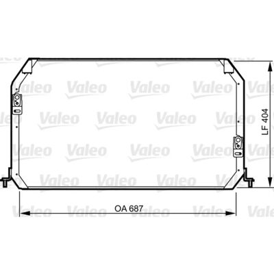 VALEO Condensatore - Alluminio, Senza Asciugatore, R 134a - Aria Condizionata VALEO Condensatore - Alluminio, Senza Asciugatore, R 134a - Aria Condizionata