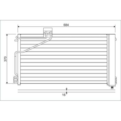 Valeo 817848 Aluminium Kylare - Bilens Luftkonditionering Valeo 817848 Aluminium Kylare - Bilens Luftkonditionering