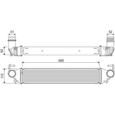 Valeo Intercooler 818312 - Luftkylare Valeo Intercooler 818312 - Luftkylare