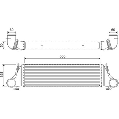 Valeo 818400 Aluminium intercooler - För BMW X5 Valeo 818400 Aluminium intercooler - För BMW X5