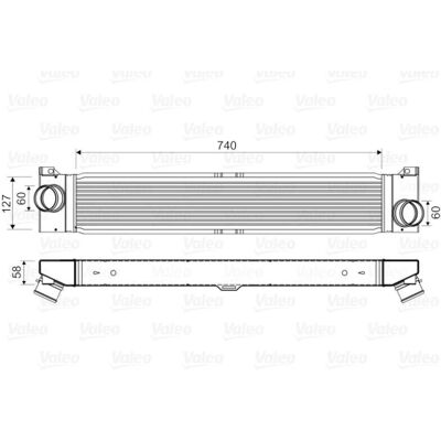 Intercooler Valeo - 0160180003 - Αερόψυκτης για Fiat Ducato, Citroën Jumper, Peugeot Boxer Intercooler Valeo - 0160180003 - Αερόψυκτης για Fiat Ducato, Citroën Jumper, Peugeot Boxer