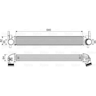 VALEO Intercooler VW, AUDI, SKODA - Air/Air/Eau - 6R0145805, 6R0145832, 6R0145832E VALEO Intercooler VW, AUDI, SKODA - Air/Air/Eau - 6R0145805, 6R0145832, 6R0145832E
