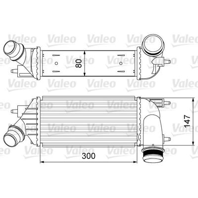 Valeo Intercooler - Passar till Citroën C8, Jumpy, Fiat Scudo Valeo Intercooler - Passar till Citroën C8, Jumpy, Fiat Scudo
