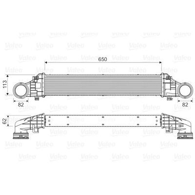 Valeo Intercooler A2115001102 - E-klass Valeo Intercooler A2115001102 - E-klass