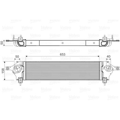 VALEO Qashqai Intercooler - Luftkylning VALEO Qashqai Intercooler - Luftkylning