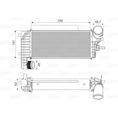 Intercooler Valeo 818604 - Refroidi à l'air, Compatible Ford Intercooler Valeo 818604 - Refroidi à l'air, Compatible Ford