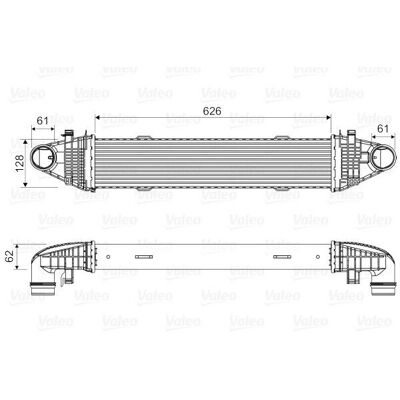 Valeo Intercooler - Ilma Ilma, Vesi, Ei EGR-venttiili - C-luokka, E-luokka Valeo Intercooler - Ilma Ilma, Vesi, Ei EGR-venttiili - C-luokka, E-luokka