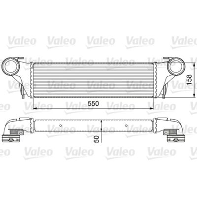 Valeo ilmalla jäähdytetty väliasema BMW X5 - 50mm Syvyys Valeo ilmalla jäähdytetty väliasema BMW X5 - 50mm Syvyys