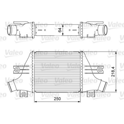 Intercooler Valeo - 1530A093, 1607695880, 0380180005 - Intercooler / Ladeluftkühler Intercooler Valeo - 1530A093, 1607695880, 0380180005 - Intercooler / Ladeluftkühler