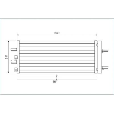 Valeo Klimakondensator - BMW Mini 1, 2, X1, X2 Valeo Klimakondensator - BMW Mini 1, 2, X1, X2