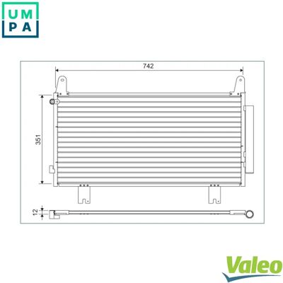 VALEO 822634 Aircondition Køleelement - OEM HONDA 80100-TMA-H01 VALEO 822634 Aircondition Køleelement - OEM HONDA 80100-TMA-H01