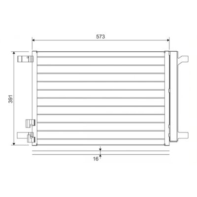 Ψυγείο A/C Valeo 822635 με αποξηραντήρα - Ψυγείο Ψυγείο A/C Valeo 822635 με αποξηραντήρα - Ψυγείο