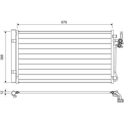 VALEO GJ3219710AA - Ψυγείο κλιματισμού VALEO GJ3219710AA - Ψυγείο κλιματισμού