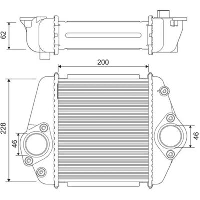 Valeo Mazda R2AX13565 - Intercooler Valeo Mazda R2AX13565 - Intercooler