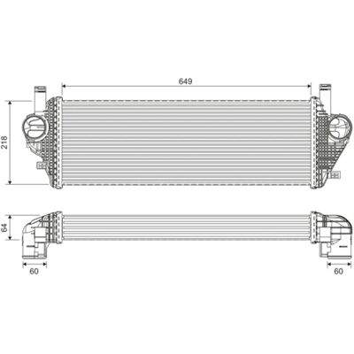 VALEO 822903 Intercooler - Aluminium - Intercooler VALEO 822903 Intercooler - Aluminium - Intercooler