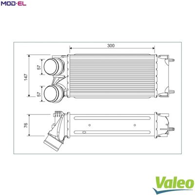 VALEO 822925 Aluminium Intercooler för Peugeot och Citroën - Luft/Luft & Vatten/Luft utbyte VALEO 822925 Aluminium Intercooler för Peugeot och Citroën - Luft/Luft & Vatten/Luft utbyte