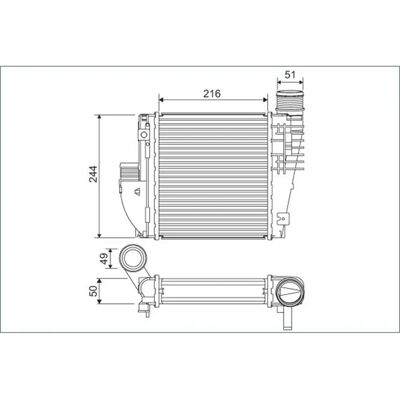 VALEO 822927 Intercooler - Ilma/Ilma, Ilma/Vesi, PEUGEOT/ C4/C4 Picasso - Välihaara VALEO 822927 Intercooler - Ilma/Ilma, Ilma/Vesi, PEUGEOT/ C4/C4 Picasso - Välihaara