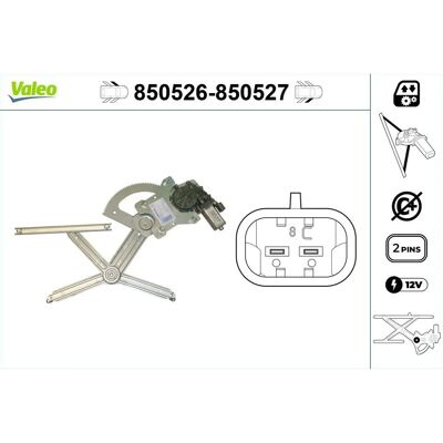 Valeo 850527 - Vinduesregulator Valeo 850527 - Vinduesregulator